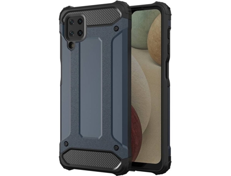 Carcasa Samsung Galaxy A12, M12 LMOBILE Rígida Azul