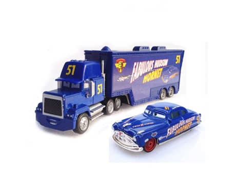 Muñeco GAATPOT 2Pcs/Lot Disney Pixar Cars Toys Lightning Mcqueen Mack Uncle Truck 1:55 Diecast Model Alloy Modle Figures Toys Gifts For Kids