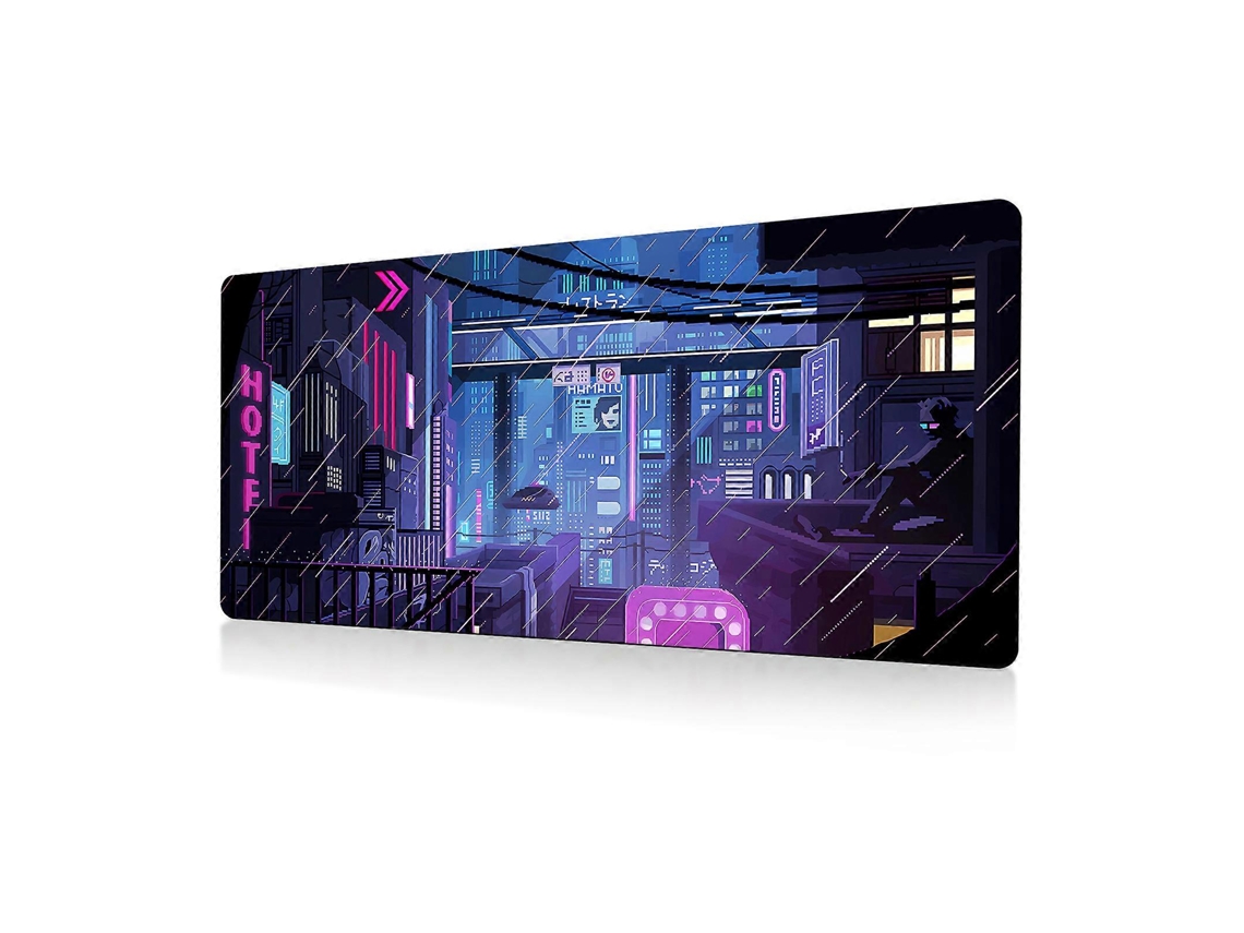 Alfombrilla de ratón extendida para juegos de escritorio, ideal para teclado, PC y portátil, con bordes cosidos, perfecta para mujeres Chennnls