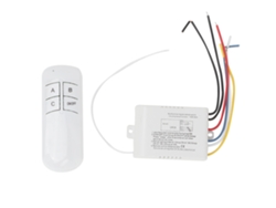 Modos On/off 220v Interruptor De Parede Sem Fio Digital Com Receptor E Transmissor Controle Remoto