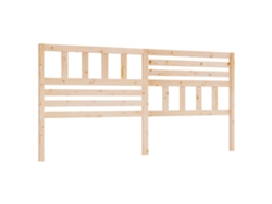Cabecero de cama 186x4x100 cm Pino macizo MAISON EXCLUSIVE