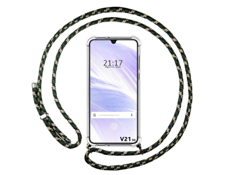 Carcasa Vivo V21 5G TUMUNDOSMARTPHONE Colgante Verde