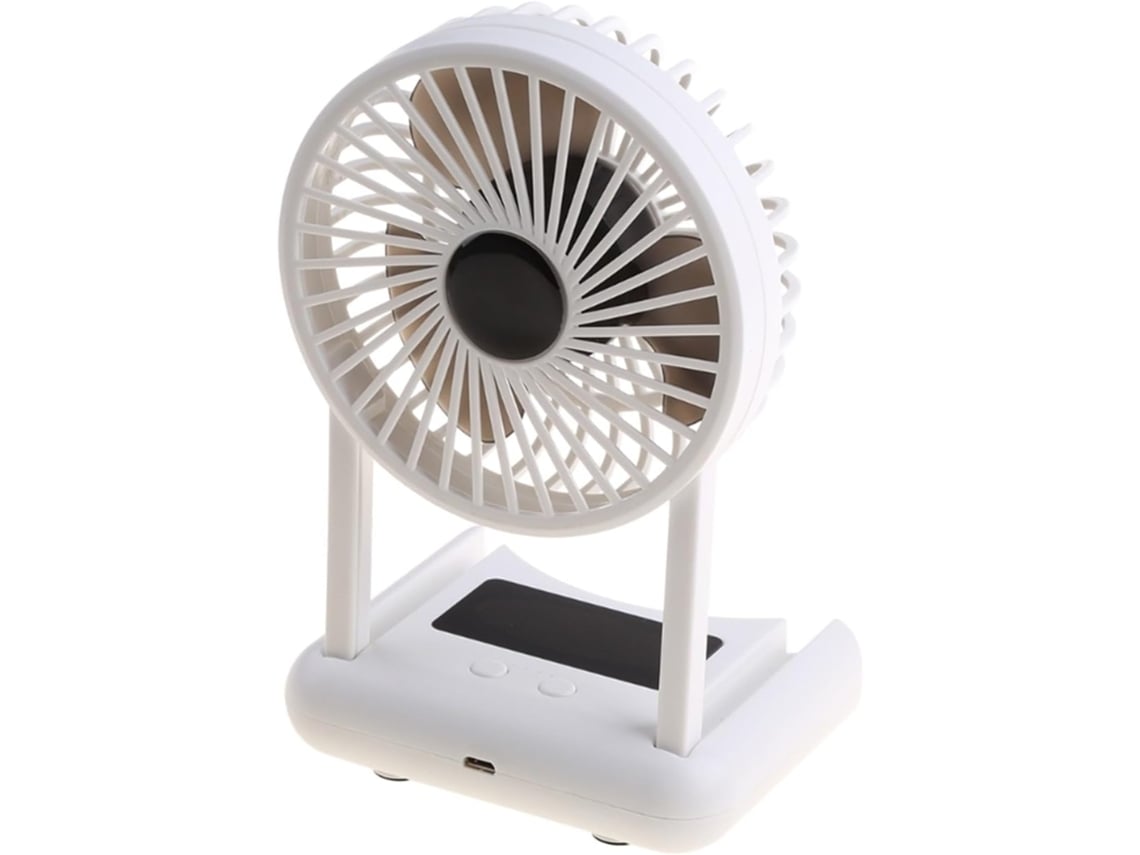 Ventilador De Escritorio Usb Ventilador Plegable Luz Nocturna Led Pequeño Refrigeración Portátil Fácil Usar