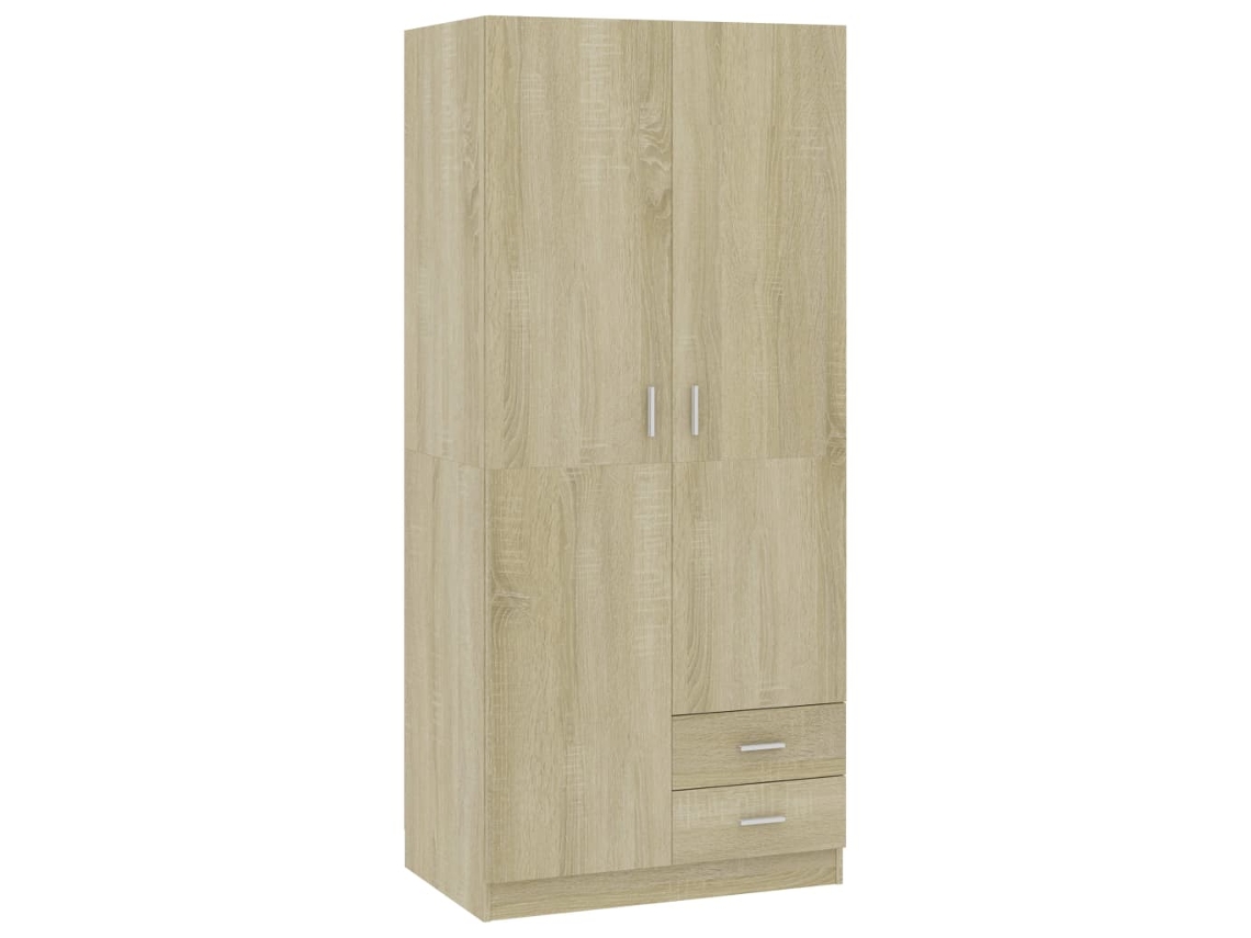 Armario MAISON EXCLUSIVE en derivados de madera de roble Sonoma (80x52x180 cm)