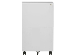 Archivador móvil de acero 39x45x67 cm Gris claro MAISON EXCLUSIVE
