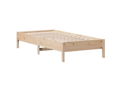 Maison Exclusive - Estructura De Cama Sin Colchón Madera Maciza De Pino 90x200 Cm