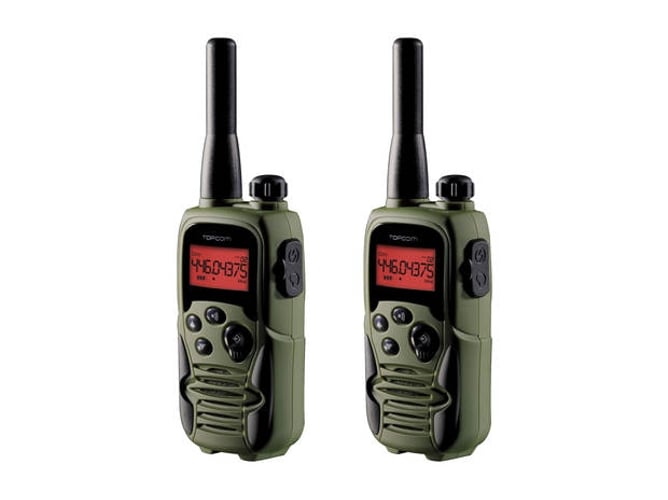 Walkietalkie Topcom Rc6406 8 canales 10 km hasta 10h de autonomía verde negro – airsoft dos 9500