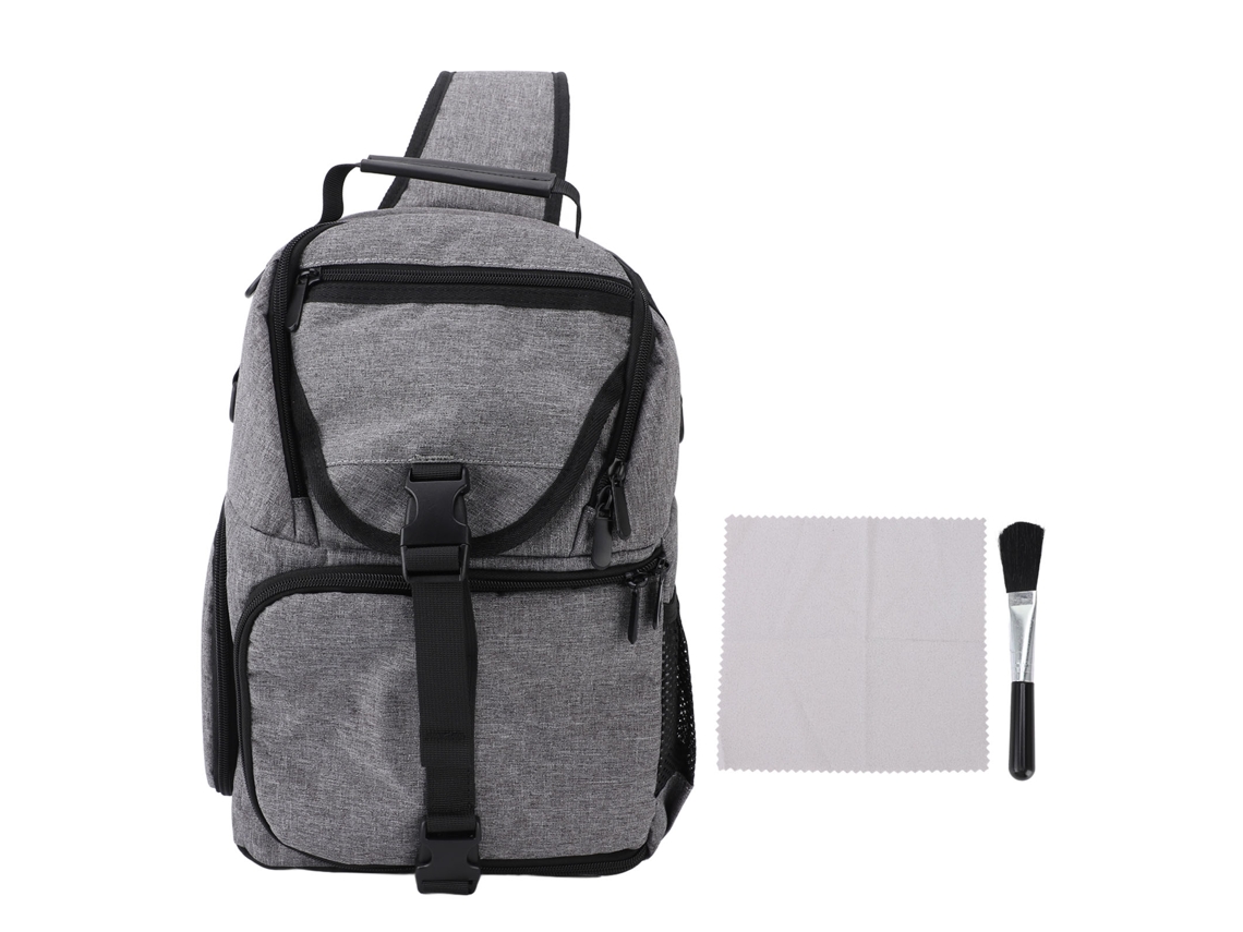 Mochila De Câmera Eva Impermeável Profissional Multifuncional Para Viagens Cinza