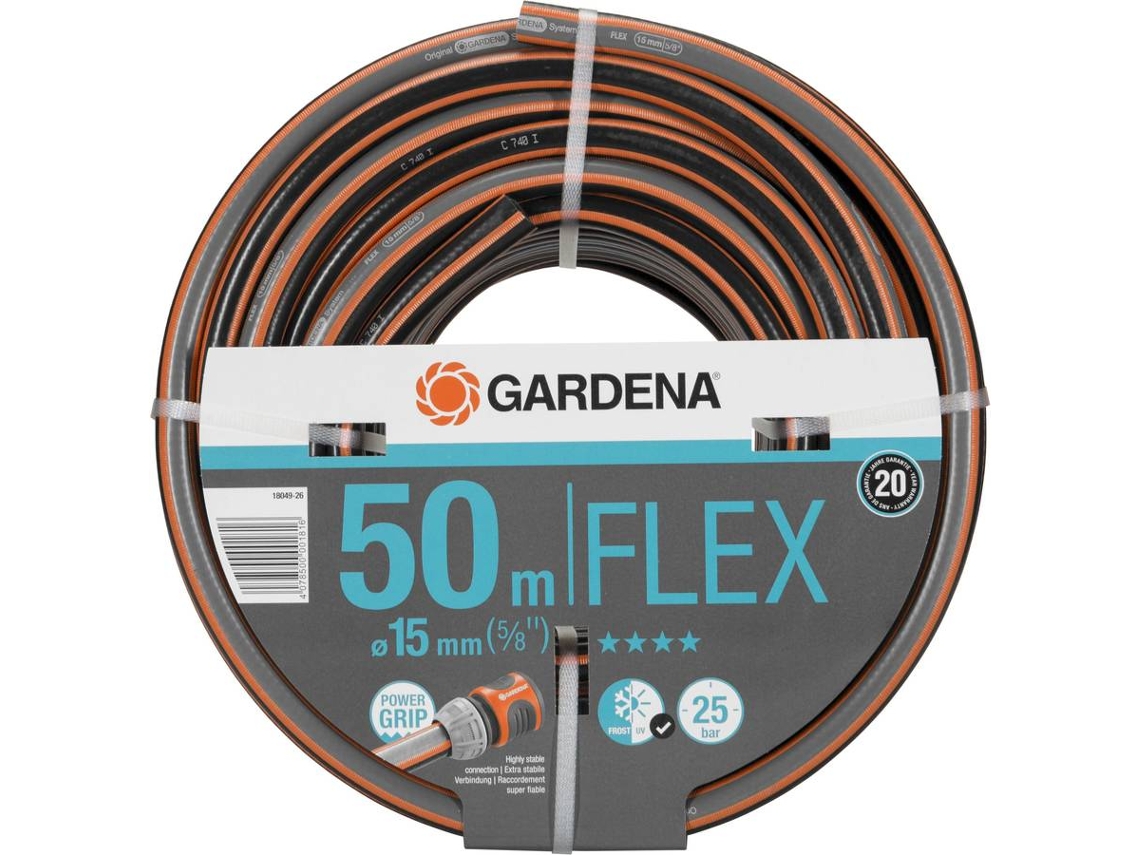 Manguera GARDENA Flex Comfort (50m - Diámetro: 15 mm - 5/8")