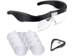 KOFIHETY Eleve su artesanía, lupa recargable por USB con lentes de grado 5H, diseño ergonómico