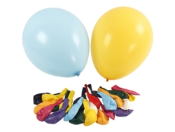 Globos XL Multicolor (41 cm) de Creativ Company, 50 Unidades, para Helio.