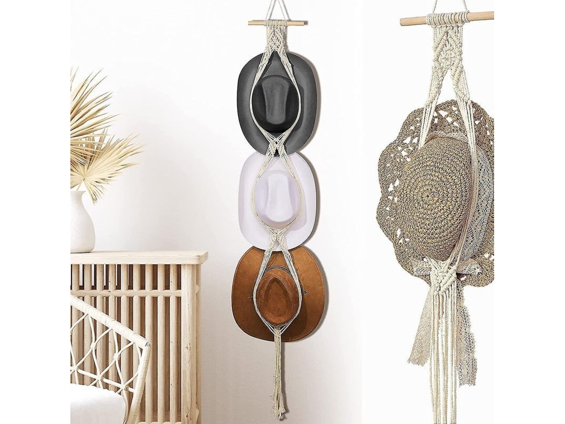 2026altiro-perchero Bohemio Para Pared, Organizador De Sombreros Para Mujer, Estilo Bohemio