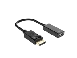 Cable Adaptador Convertidor Displayport Macho A Hdmi Hembra Para Transmisión 1080p