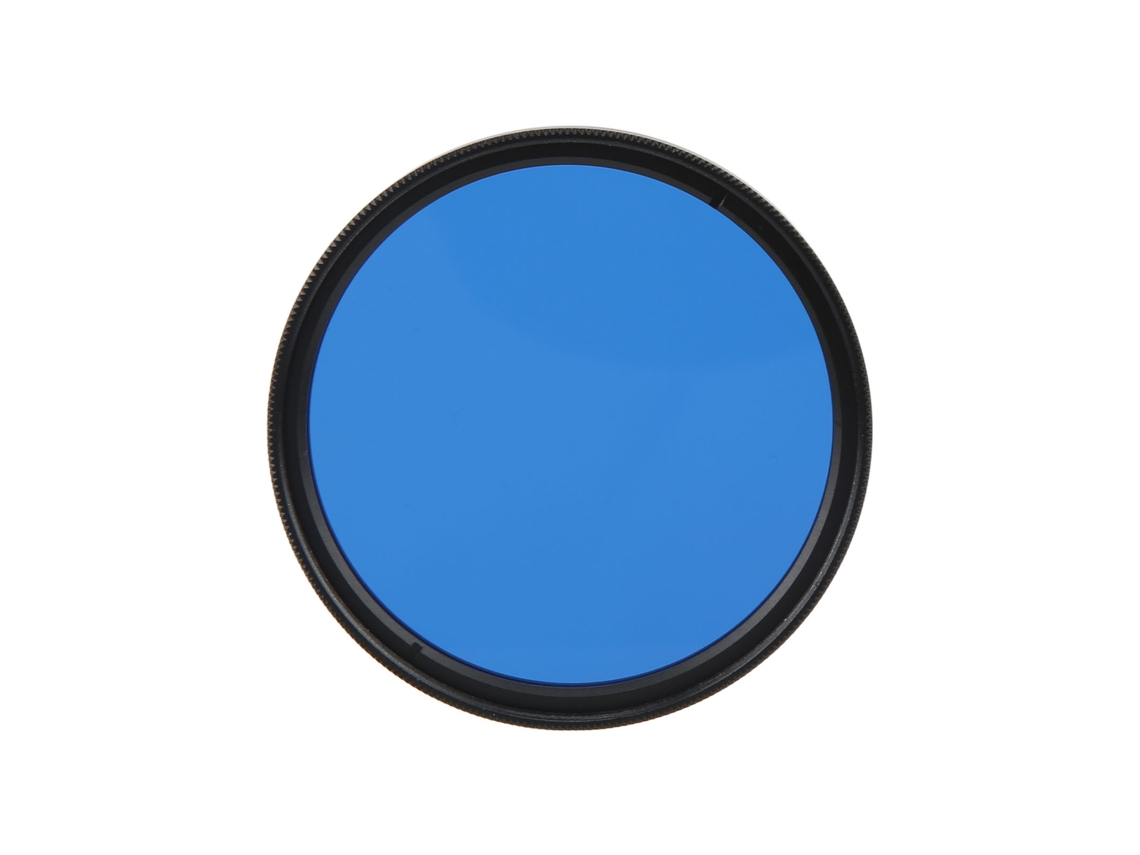Filtro De Lente De Cámara De Vidrio Óptico 52mm Para Nikon Y Fujifilm Series Digital Blue