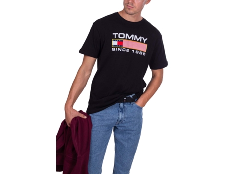 Camiseta de Hombre TOMMY JEANS Negro (S)