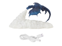 Lámpara De Noche 3d Con Forma De Dragón De Fuego, Recargable Por Usb, Regalo Decorativo De Navidad.