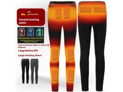 Mtengoo Ht-08a Pantalones Eléctricos Calefactables Mujer 8 Zonas 3 Niveles Mallas Térmicas Impermeables Invierno Aire Libre