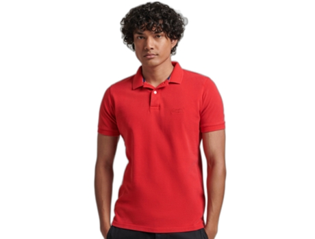 Polo de Hombre SUPERDRY Destroyed Rojo (XL)