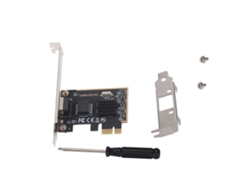 Placa De Rede Fio Pcie 2.5gbps Adaptador De Rede Gigabit Para Desktop Com Chip Original E Porta Rj45