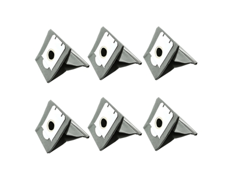 Bolsa lavable para aspiradora, repuesto de bolsa de polvo para Fc9071 Fc8134 Fc8613 Fc8614 Fc8220, 6 piezas