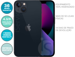 iPhone 13 APPLE (Reacondicionado Marcas Mínimas - 6.1'' - 256 GB - Medianoche)