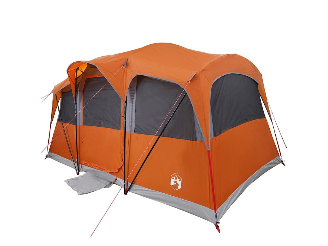 Tienda de campaña familiar naranja y naranja 435 x 255 x 216 cm