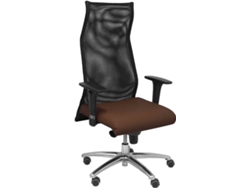 Silla Ejecutiva PYC Sahuco  Marrón (Brazos Ajustables - Malla)
