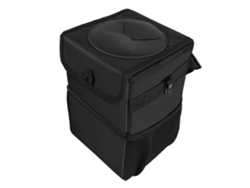 Papelera Para Coche Impermeable, Plegable Y Multifuncional, De Tela Oxford Negra, Accesorios Para Coche, Almacenamiento.