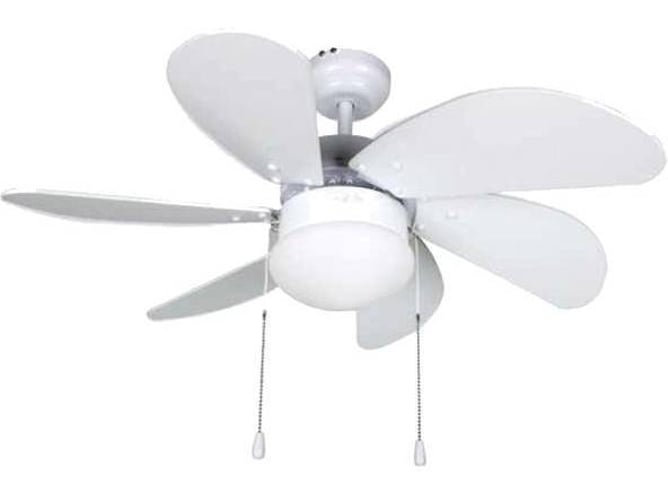 Ventilador De Techo orbegozo cp15076b 50w 80cm 15076 con luz 6 aspas madera silencioso 3 velocidades 80 50 cp15076 60