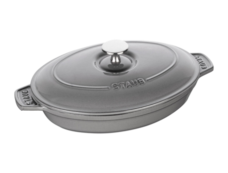 Fuente para horno con tapa 23 cm, Hierro fundido STAUB