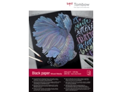 Bloc de Dibujo TOMBOW Papel Negro Din A5 en Blanco 250 G/M²
