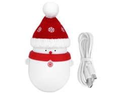 Calentador De Manos Recargable Usb 2 En 1 Con Batería Externa Portátil De 6000 Mah - Rojo - Regalo De Navidad