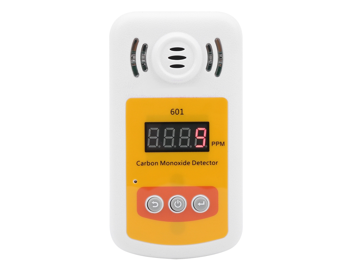 Detector Portátil De Monóxido De Carbono (co) Con Analizador De 0 A 1000 Ppm Y Alarma Sonora Y Visual.