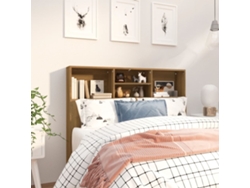 Mueble Cabecero Marrón Roble 120x19x103,5 Cm