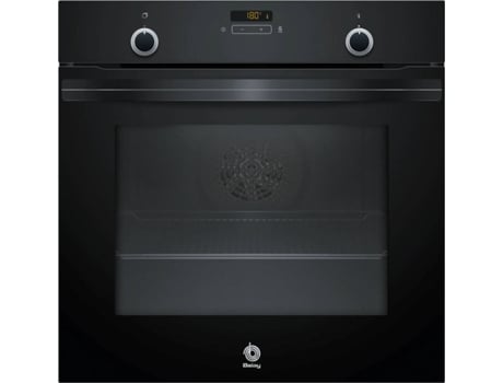 Horno a Vapor BALAY 3HA5748N2 (71 L - 59.4 cm - Hidro y Pirolítico - Negro)