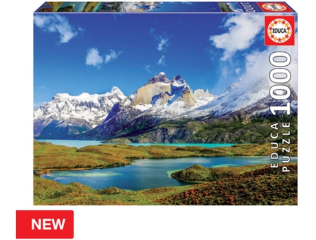 Puzzle EDUCA 1000 Torres del Paine, Patagonia (Edad Mínima: 12 Años - 1000 Piezas)