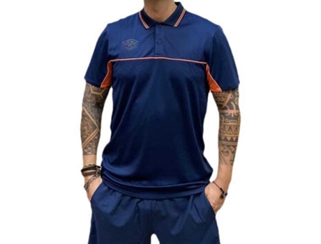 Polo de Hombre para Fitness UMBRO Active Azul (L)