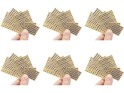 36 Hojas De Pegatinas De Letras Y Números De 0,12 Pulgadas Con Purpurina Y Aleación.