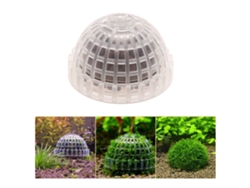 Bola De Musgo Decorativa Para Acuario Con Filtro Y Soporte De Crecimiento Flotante De Plástico.