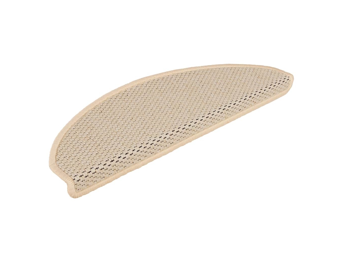 Alfombra Autoadhesiva Escalera Sisal 30 Uds 65x21x4 Cm Berber