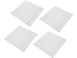 4piezas Tablero Perforado Organizador Pared Herramientas