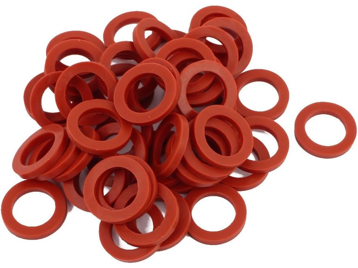 50 arandelas de sellado de silicona con junta tórica de 24 mm x 16 (3 unidades) para calentadores de agua instantáneos CHABERLU