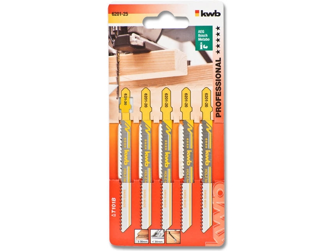Set de 5 Hojas para Sierra de Calar KWB 620125