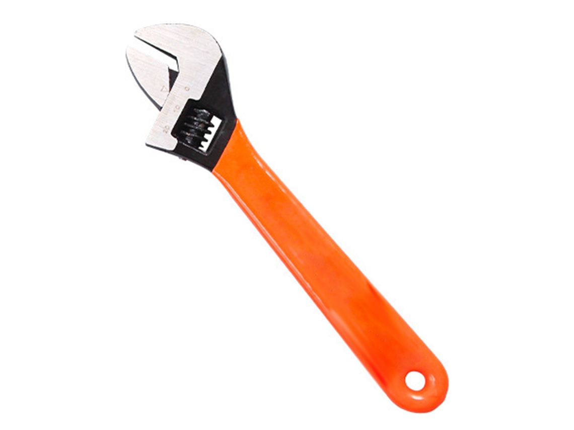 Llave Inglesa Ajustable De 8 Pulgadas, Acero De Alto Carbono, Alta Dureza, Resistente A Los Arañazos, Para Mantenimiento Y Reparaciones.