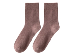 Calcetines de tubo para mujer 2026, inodoros, color liso, estilo retro, alta elasticidad, antideslizantes, transpirables, suaves.