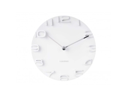 Reloj de pared con agujas cromadas Karlsson On The Edge