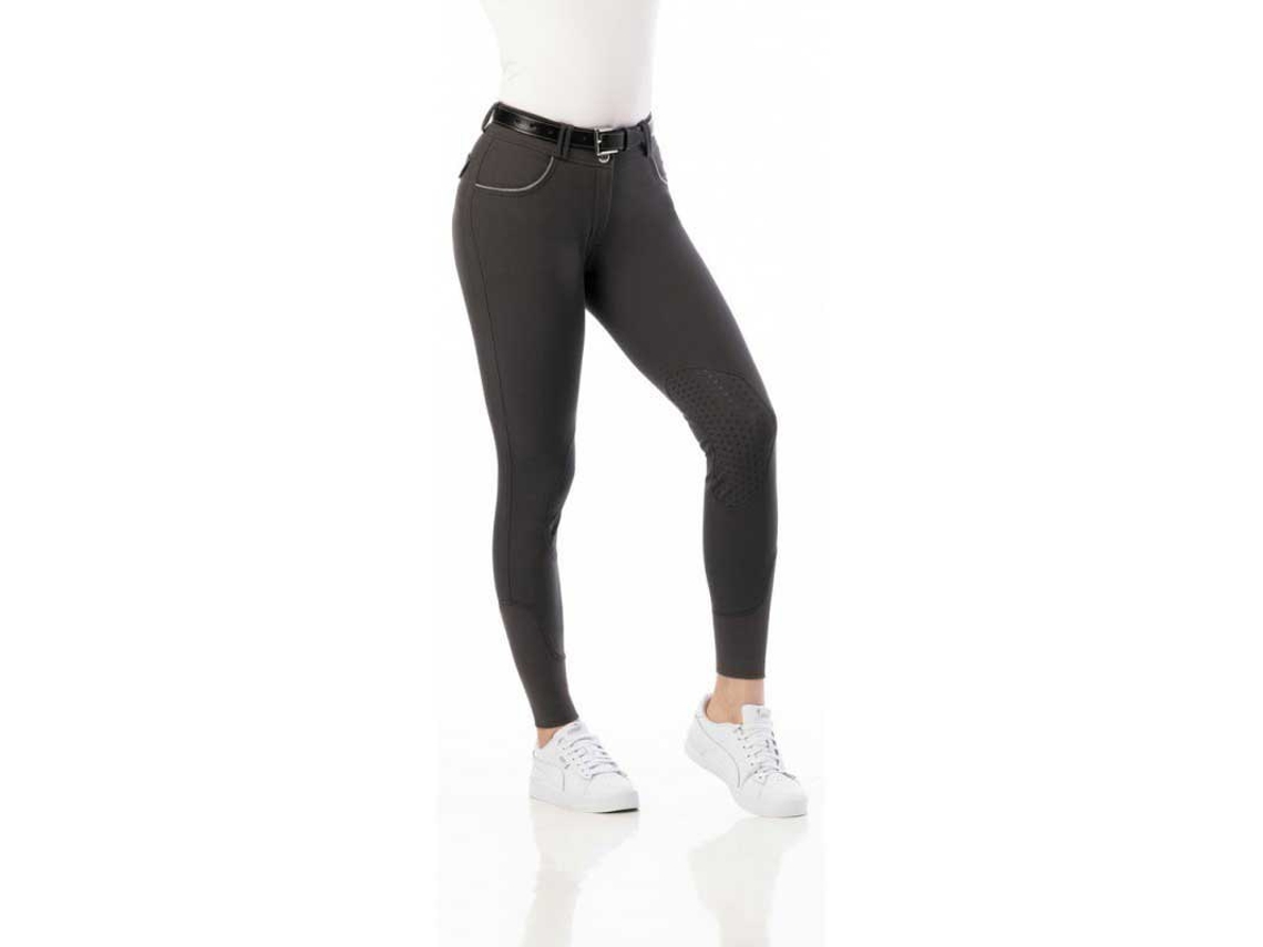 Calça de Montar com Assento de Silicone Jena Cinzento 42Equitheme