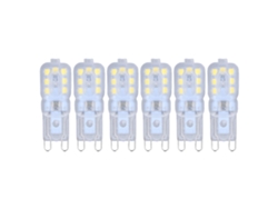 2026-bombilla G9 Led Regulable 3w 14 Leds Protectora De Ojos Ahorro Energético Luz Blanca 110v Para Lámparas Colgantes Mesa 6pcs