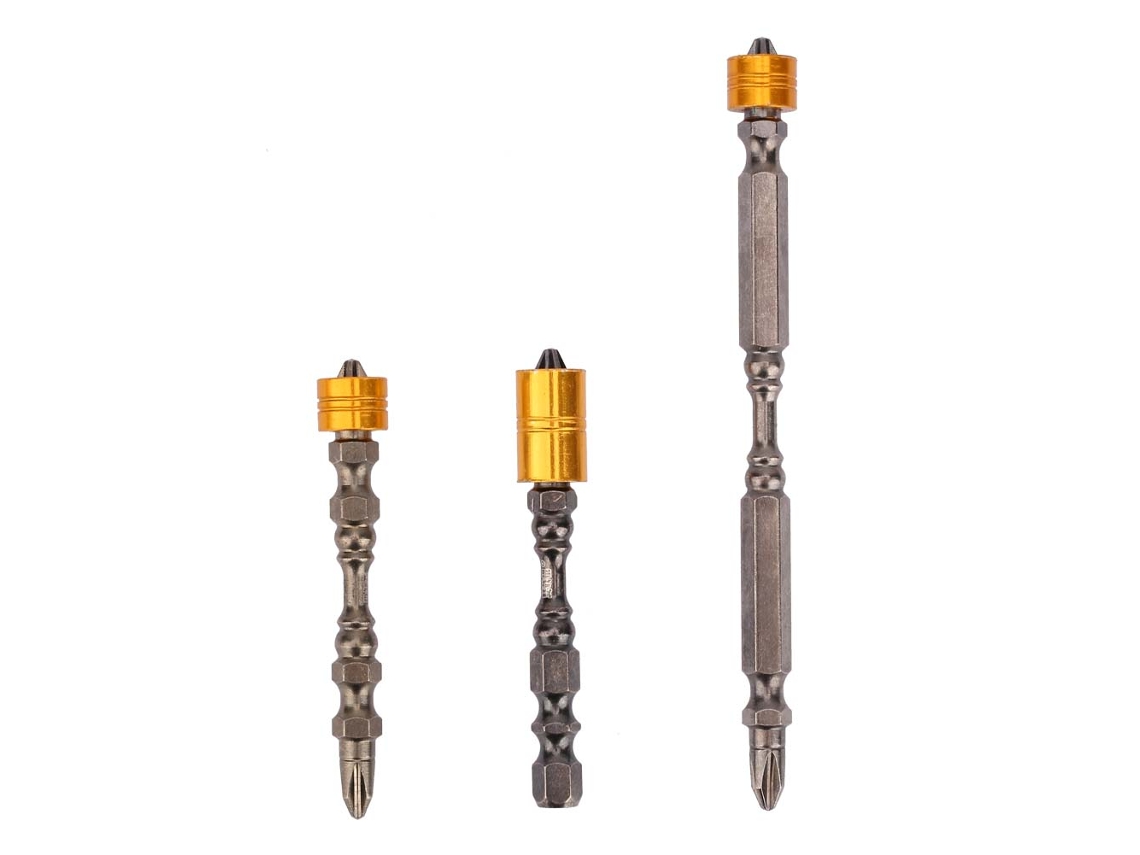 Set De Destornilladores De Cruceta Magnéticos Anti-deslizantes 3/4pcs, Brocas De 65/110mm (3pcs)