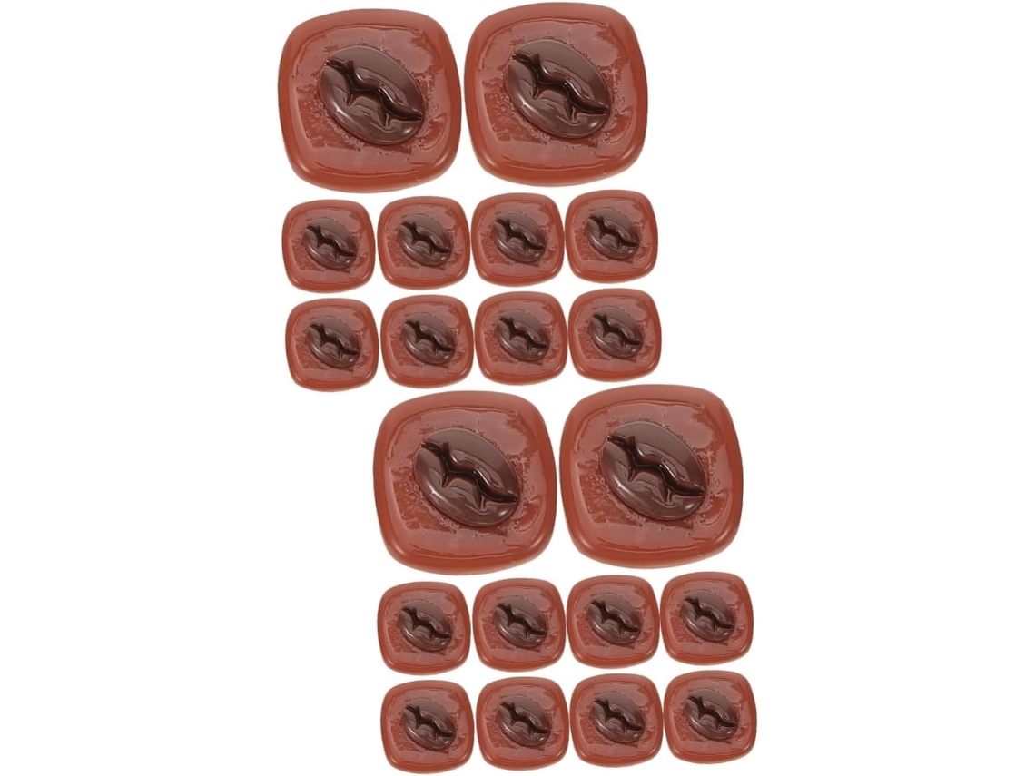 Accesorios De Chocolate Individuales: Pequeños Adornos De Café Con Forma De Grano.